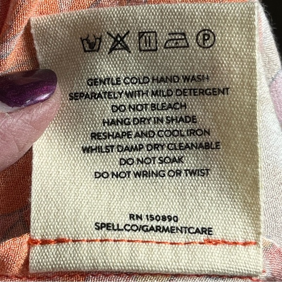 Spell Yellow Rose Maxi Dress in Desert Rose Boho — Size Large - Picture 15 of 15